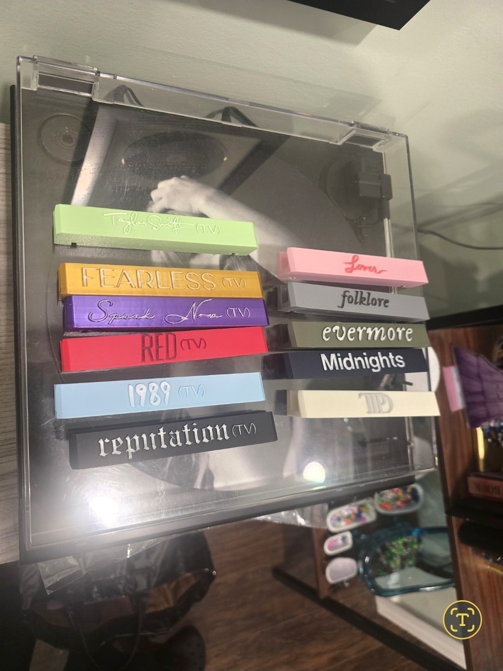 Taylor Swift | CD Album 3-D Printed Shelves/Stands